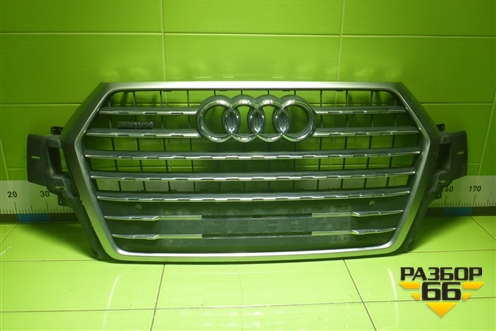 Решетка радиатора (до 2019г под парктроник) (4M0853651F) для Audi Q7 c 2015г (Ку 7)