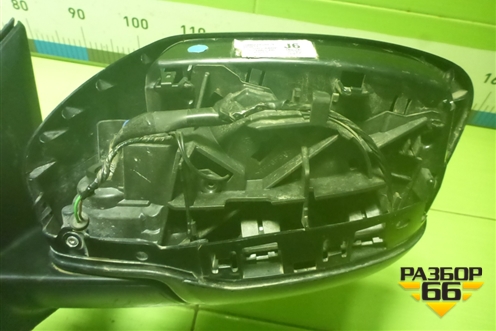 Зеркало левое электрическое (9 контактов) (96302HV56) для Nissan Qashqai (J11E) с 2013г (Кашкай)