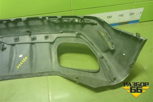 Юбка заднего бампера (до 2023г под парктроник) (6600124618) для Geely Coolray с 2019-2025г (Кулрей)