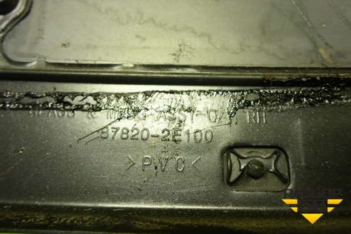 Стекло глухое правое (878202E100) для Hyundai Tucson с 2004-2010г (Туксон)