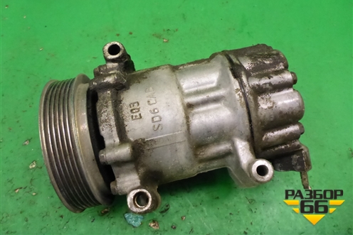 Компрессор кондиционера (2.0л EW10A) (6453QJ 9651910980) для Citroen C4 с 2005-2011г (С4)