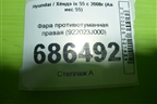 Фара противотуманная правая (922023J000) для Hyundai ix 55 с 2008г (Ай икс 55)