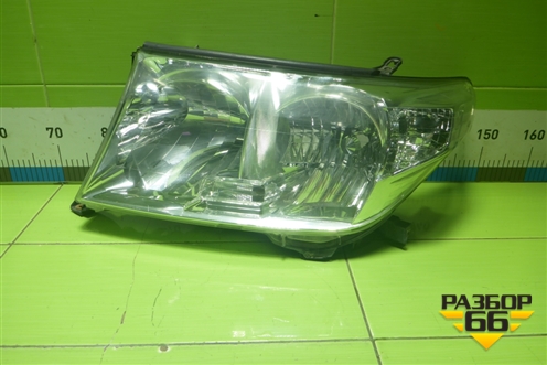 Фара левая (до 2012г галоген) (8117060C42) для Toyota Land Cruiser (200) с 2008г (Ленд Крузер)