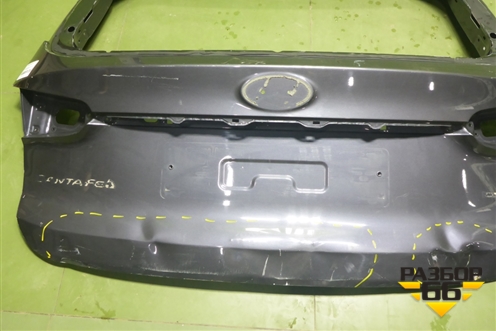 Дверь багажника без стекла (72800S1100) для Hyundai Santa Fe с 2018-2024г (Санта Фе)