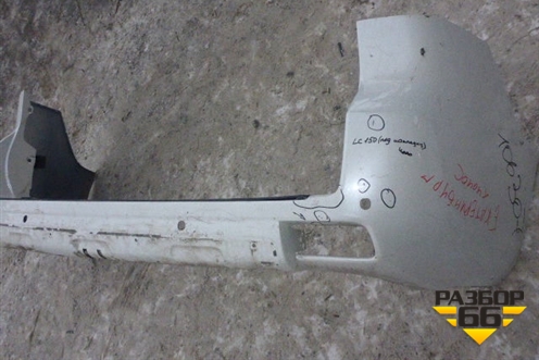 Бампер задний (до 2017г под парктроник) (5215960500) для Toyota Land Cruiser Prado(150) с 2009г (Ленд Крузер Прадо)