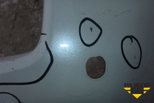 Бампер задний (до 2017г под парктроник) (5215960500) для Toyota Land Cruiser Prado(150) с 2009г (Ленд Крузер Прадо)