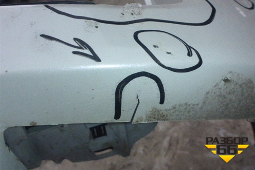 Бампер задний (до 2017г под парктроник) (5215960500) для Toyota Land Cruiser Prado(150) с 2009г (Ленд Крузер Прадо)