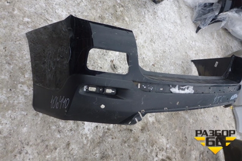 Бампер задний (под парктроник) (5215948170) для Toyota Highlander с 2007-2013г (Хайлендер)