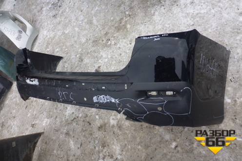 Бампер задний (под парктроник) (5215948170) для Toyota Highlander с 2007-2013г (Хайлендер)
