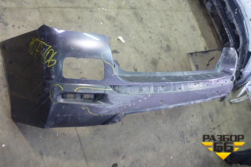 Бампер задний (под парктроник) (5215948170) для Toyota Highlander с 2007-2013г (Хайлендер)